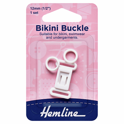 H460  Bikini Buckle - White..